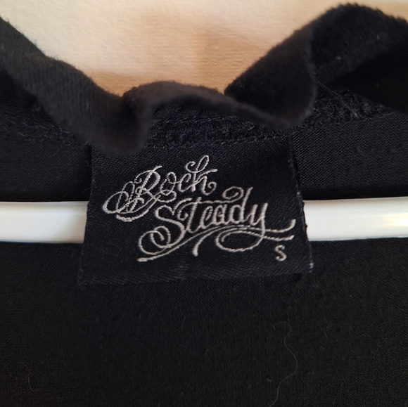 Rock Steady Black Mini Dress - Size Small - Picture 3 of 3